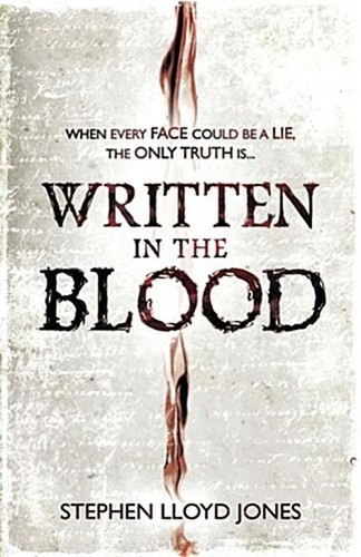 Written the blood - in,