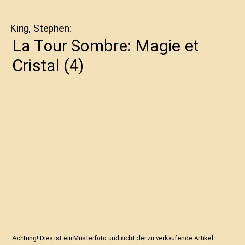Tour sombre magie - tour, et