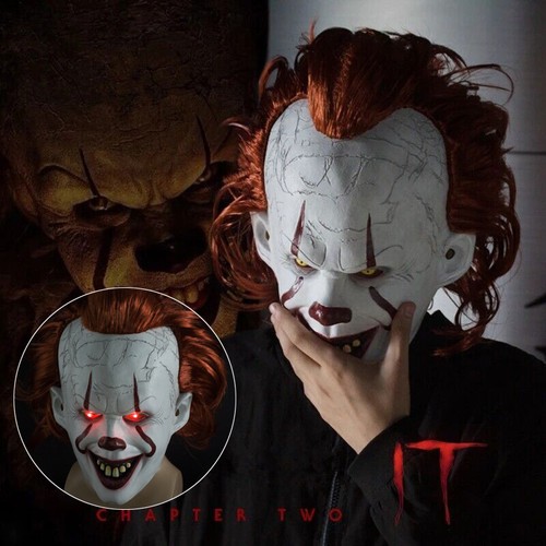 Pennywise clown maschera led - maschera,